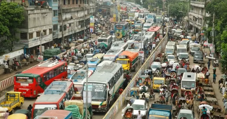 COMMUTE WOES SPARK: Massive traffic gridlocks grip Dhaka