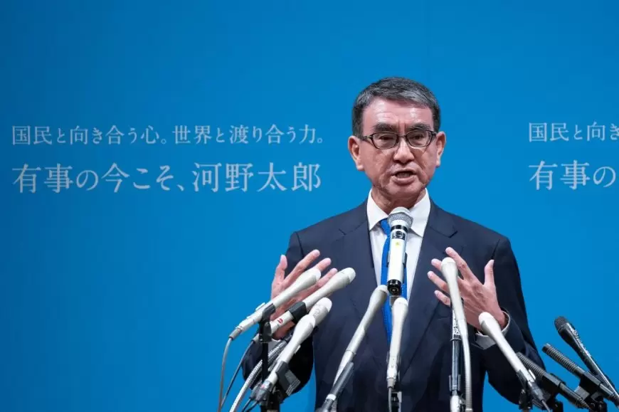 Japan’s maverick Taro Kono enters race to become next PM, replacing Fumio Kishida