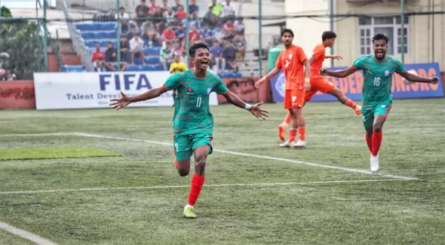 Bangladesh beat India to move into SAFF U-20 Championship final