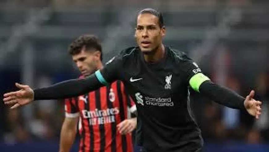 Van Dijk Lauds Liverpool's 'Calm' Response in Win Against AC Milan