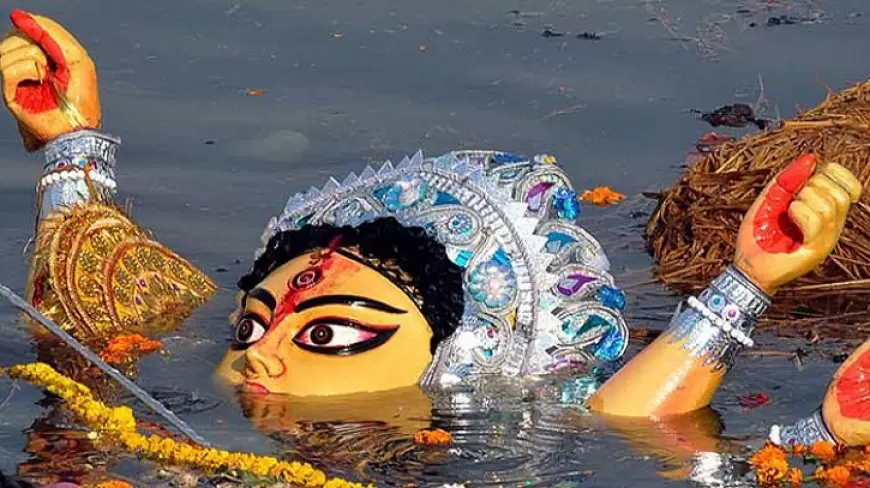 5-Day Sharadiyo Durga Puja Concludes with Idol Immersion