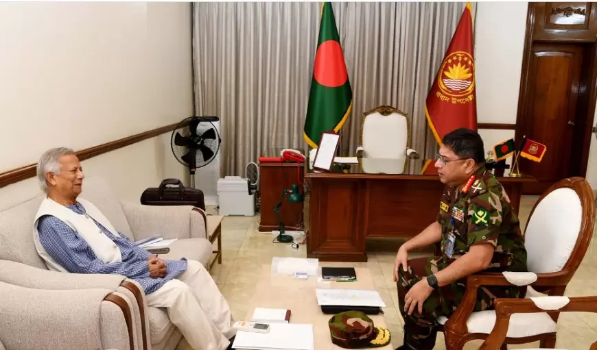 Army Chief meets Chief Adviser