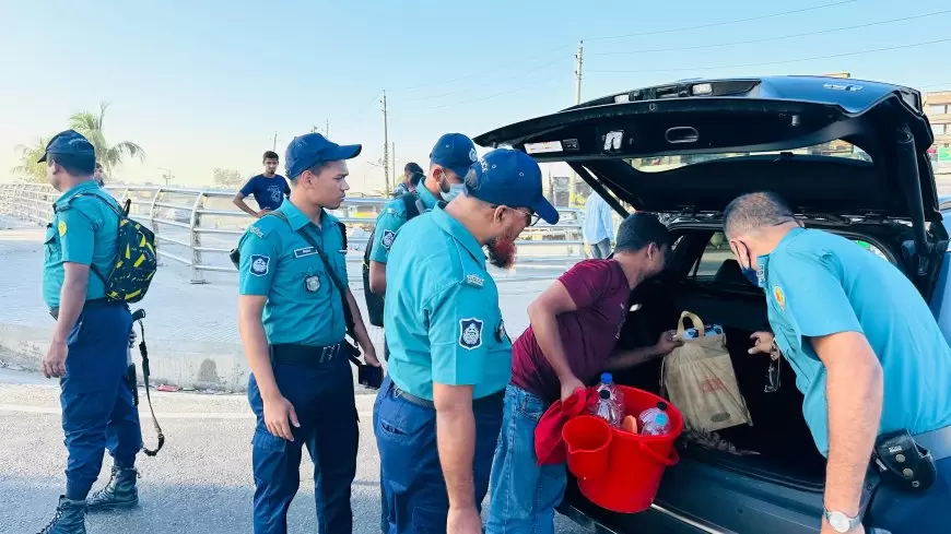 Special security check post activities begin at Darussalam Thana spots