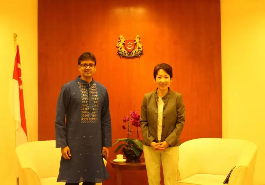 CA's special envoy holds meeting with Singapore minister Fu